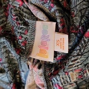 LuLaRoe Maxi Skirt XS BLACK & GRAY